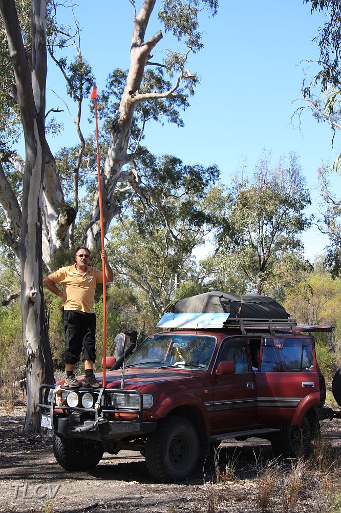 02-John checks our his sand flag.JPG